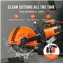 scie circulaire puissance élevée 2800 W profondeur de coupe 127 mm scie à disque humide/s