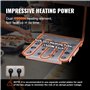 VEVOR Friteuse Électrique Commerciale 20 L Contenant 12 L de l'Huile 5000 W 2 Cuves Friteuse à Huile en Inox 2 Paniers à Frire C