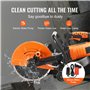 scie circulaire puissance élevée 2800 W profondeur de coupe 114 mm scie à disque humide/s