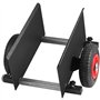 VEVOR Chariot Porte-plaques de Plâtre 272 kg Chariot Panneaux pour Cloisons Sèches Réglable avec Roues Pneumatiques Verrouillabl