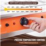 VEVOR Tempéreuse à Chocolat Commerciale 1500 W Bain-Marie Électrique pour Chocolat 3 Cuves de 3,3 L Fondoir à Chocolat Températu