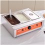VEVOR Tempéreuse à Chocolat Commerciale 1500 W Bain-Marie Électrique pour Chocolat 3 Cuves de 3,3 L Fondoir à Chocolat Températu