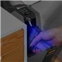 VEVOR Coffre-Fort de Pistolet en Acier Coffre-Fort Biométrique pour 1 Pistolet 3 Moyens de Déverrouillage par Empreintes Digital