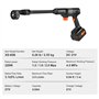 VEVOR Nettoyeur Haute Pression sur Batterie sans Fil 21 V Nettoyeur Haute Puissance Portable 652 PSI 50 bar Laveuse Électrique 3