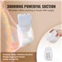 VEVOR Tire-lait Électrique Mains Libres 4 Modes Tire-laits Portable Rechargeable 12 Niveaux Aspiration 300 mmHg Insert de Brides
