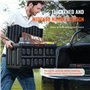 VEVOR Caisse de Rangement Plastique Pliable avec Couvercles 3PCS Bac de Rangement Empilable Capacité d'Une Boîte 45 L avec Poign