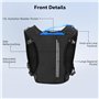 Sac à Dos de Course à Pied Ajustable et