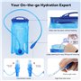 MoKo Running Hydration Vest, Sac à Dos de Course à Pied léger avec vessie d'eau de 1,5L, Sac à Dos de Course à Pied Ajustable et