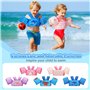 MoKo Gilet de Natation pour Enfants 20-50 lbs, Équipement de Natation de Dessin Animé avec Design en Forme de Y, Ceintures de Sé