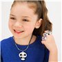 HOWAF 24pcs Anniversaire Panda Cadeau, Panda Porte Clés, Panda Bracelets Fille, Panda Bagues Jouets Kit Enfants Fête, Pinata Ann