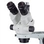 AmScope 3,5 x -45 x stéréo Simul-focal Zoom microscope sur Boom support avec un anneau LED Light