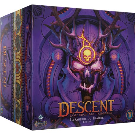 Asmodee FFG Descent Légendes des Ténèbres -Ext : La Guerre du Traître - Jeux de société - Jeux de Plateaux et de Figurines - A p