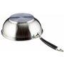 Amazon Basics Wok 28 cm, Noir