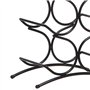 Amazon Basics Casier à bouteilles 12 bouteilles, Noir, 24.9 x 16 x 67.8 cm