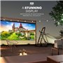Kodak Projecteur Intelligent FLIK HD10 | Système de Projection vidéo Android TV 1080p FHD avec Google Assistant, Wi-FI, Bluetoot