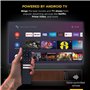 KODAK Projecteur Intelligent FLIK HD9 | Mini Film Portable intérieur et extérieur Blanc avec Applications de Streaming Android T