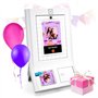 HP Sprocket Photobooth Imprimante Photo instantanée 3x4” (Blanc) – 250+ Cadres