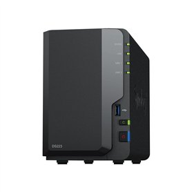 Synology NAS DS223 à 2 Baies (sans Disque) Noir