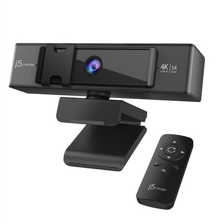j5create Webcam 4K Ultra HD avec 5X Zoom