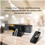 j5create Webcam 4K Ultra HD avec 5X Zoom, Protection de la Vie privée, amélioration de la lumière, Double Microphone Haute fidél