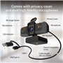j5create Webcam Grand Angle 4K avec Microphone pour la vidéoconférence, la Diffusion en continu, l'enregistrement en Ligne, Comp