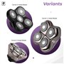 Skull Shaver -Skull Shaver Carver PRO 3 têtes lames rasoir pour Pitbull, Palm & Butterfly