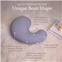 Pharmedoc Coussin d'allaitement et Support pour Bébé - Maternité, Coussin Allaitement (Housse de Refroidissement Gris foncé) - a