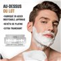 Viking Revolution 100 Lames Rasoir De Sureté - Pack Securite En Acier Inoxydable Japonais Pour Un Rasage Doux, Précis & Propre -