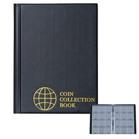CS4312BK Porte-monnaie en carton 120 pochettes pour pièces de monnaie 5