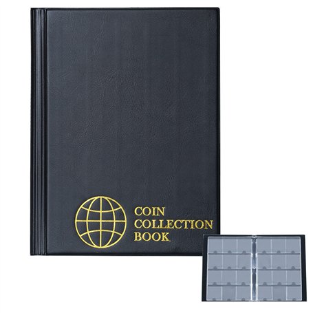 CS4312BK Porte-monnaie en carton 120 pochettes pour pièces de monnaie 5