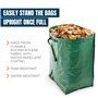 MEKKAPRO Sacs de Jardin - Lot de 2 - Sac à Feuilles Pelouse Déchets Verts Durable avec Poignées Renforcées Robuste - Poubelle po