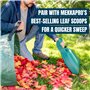 MEKKAPRO Sacs de Jardin - Lot de 2 - Sac à Feuilles Pelouse Déchets Verts Durable avec Poignées Renforcées Robuste - Poubelle po