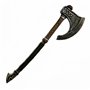 LOOYAR Hache de combat Viking Aegishjalmur Valknut en mousse – Accessoire d'Halloween inspiré de la mythologie nordique