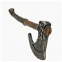 LOOYAR Hache de combat Viking Aegishjalmur Valknut en mousse – Accessoire d'Halloween inspiré de la mythologie nordique