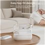 Dreo Humidificateurs pour la chambre à coucher, Humidificateur à vapeur froide surdimensionné de 4L avec diffuseur d'huile et ve