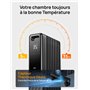 Dreo Radiateur à huile économique 2000W, Chauffage électrique mobile avec Télécommande, 3 Niveaux de Chaleur, 4 Modes, Minuterie