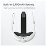 KIWI design Sangle Élite avec Batterie de Confort 6400mAh Compatible avec Meta Quest 3S/Quest 3