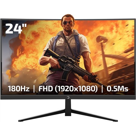 GAMEPOWER Vivid T40 Écran Gamer Incurvé 23