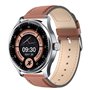 TOOBUR Montre Connectée Homme Femme Lunette Métal avec Podomètre