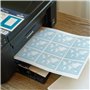 Autocollants Vierges pour Cartes à Jouer - Imprimez Vos Cartes à Jouer-216 Étiquettes Papier Autocollant pour Imprimantes Laser/