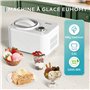 Machines à glace et sorbetières auto-réfrigérant de 1L，100W