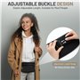 GlasFlength Ceinture de Voyage avec RFID Blocage, Sac Banane pour Femmes et Hommes Imperméable Secrète Sacoche Banane Ajustable 