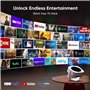 WiFi BT Vidéoprojecteur Native 1080P 4K Supporté