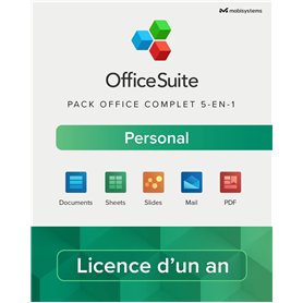 OfficeSuite Personal – Version complète – Documents