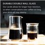 Fellow Stagg | Carafe à café à double paroi | Récipient pour préparation manuelle du café | Carafe en verre borosilicate soufflé