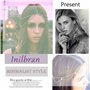 Inilbran Serre-tête Boho Avec Chaîne En Forme De Pièce De Monnaie, Coiffe Avec Chaîne En Forme De Disque En Or, Serre-tête Avec 