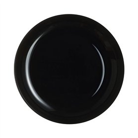 Arcoroc Assiette Evolutions polyvalente Noir Verre (Ø 25 cm) (Référence : S2704353)