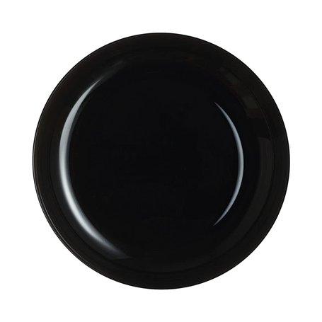 Arcoroc Assiette Evolutions polyvalente Noir Verre (Ø 25 cm) (Référence : S2704353)