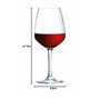Luminarc - Collection Vinetis - 6 verres à pied 50 cl - Design moderne et élégant - Fabriqués en France - Emballage renforcé