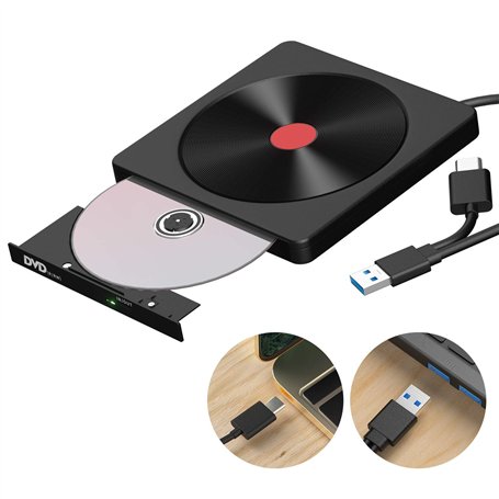 AMIGIK Lecteur DVD Externe